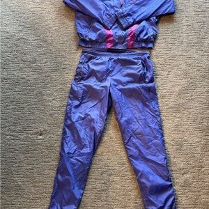 Nike Purple and Pink Women's Track Suit